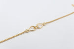 9ct Gold Italian Round Link two tear Profile Bracelet