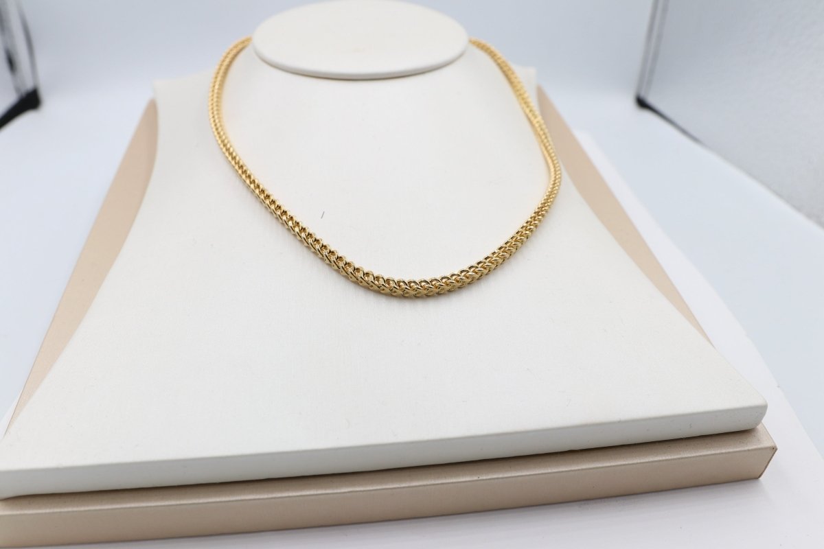 14ct Gold Italian Hollow Chain Franco chain GC06