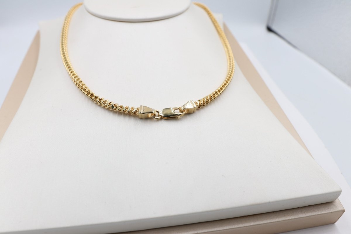 14ct Gold Italian Hollow Chain Franco chain GC06