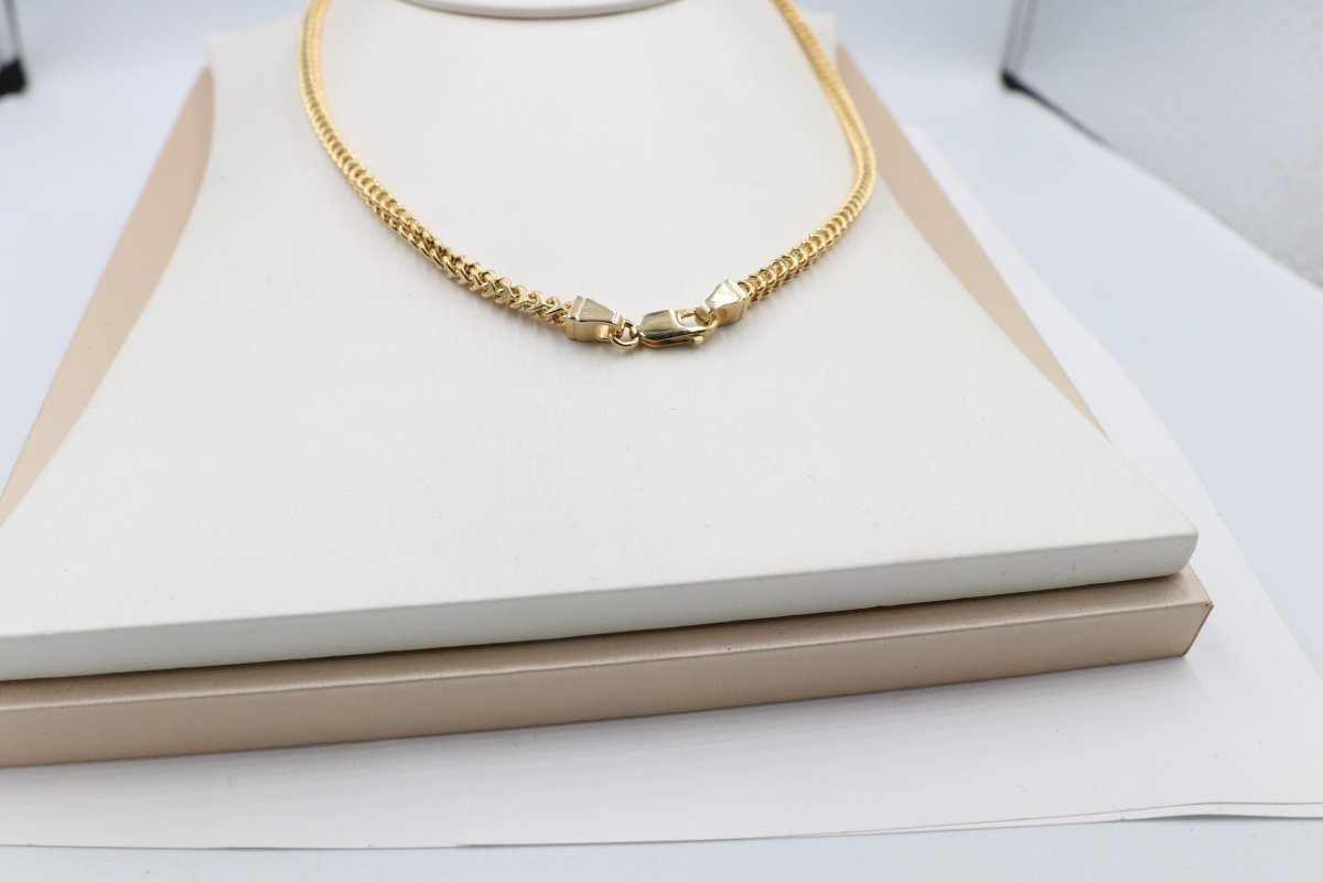 14ct Gold Italian Hollow Chain Franco chain GC06