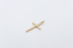 9ct Gold Cross Chiseled Edge Cross