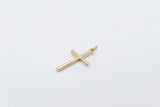 9ct Gold Cross Chiseled Edge Cross
