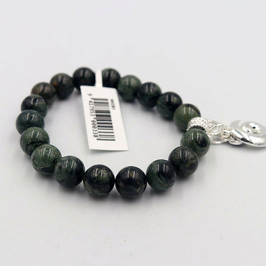 New Zealand Greenstone Stretch Bracelet