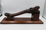 Wooden Ceremonial Adze with Greenstone