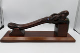 Wooden Ceremonial Adze with Greenstone