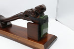 Wooden Ceremonial Adze with Greenstone