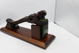 Wooden Ceremonial Adze with Greenstone