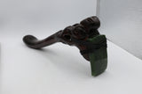 Wooden Ceremonial Adze with Greenstone