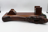 Wooden Ceremonial Adze with Greenstone