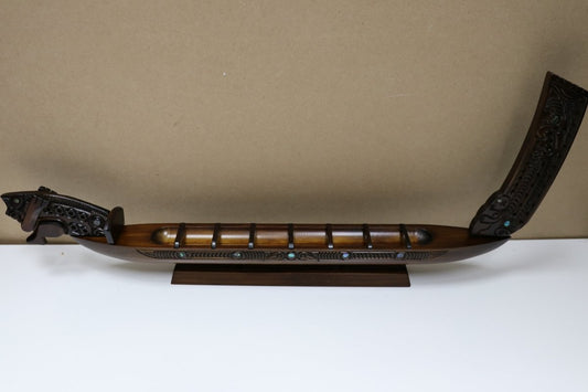 Large Wooden Waka 70cms