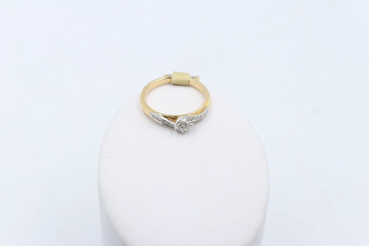 18ct Gold Diamond Solitaire ring TDW 0.30ct SYR2182