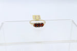 9ct Gold Garnet & Diamond ring SYR7987
