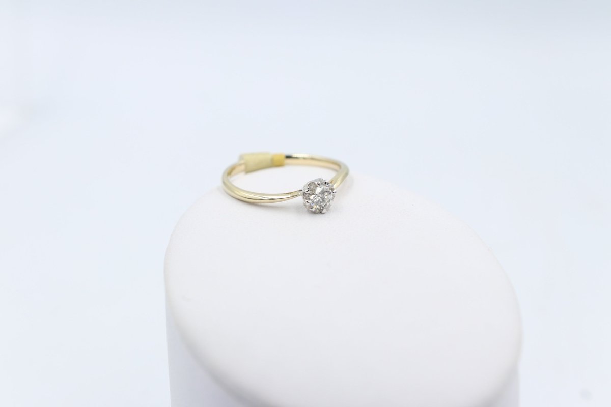 9ct Gold Diamond Solitaire ring TDW 0.25ct SYR7925