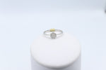 9ct WHITE Gold Diamond Cluster ring TDW 0.25ct SYR7969W