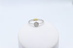 9ct WHITE Gold Diamond Cluster ring TDW 0.25ct SYR7969W