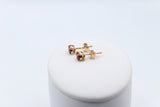 9ct Gold Genuine Ruby Stud Earrings SERUBY