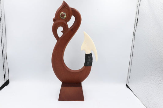 Wooden Manaia Hook On Stand