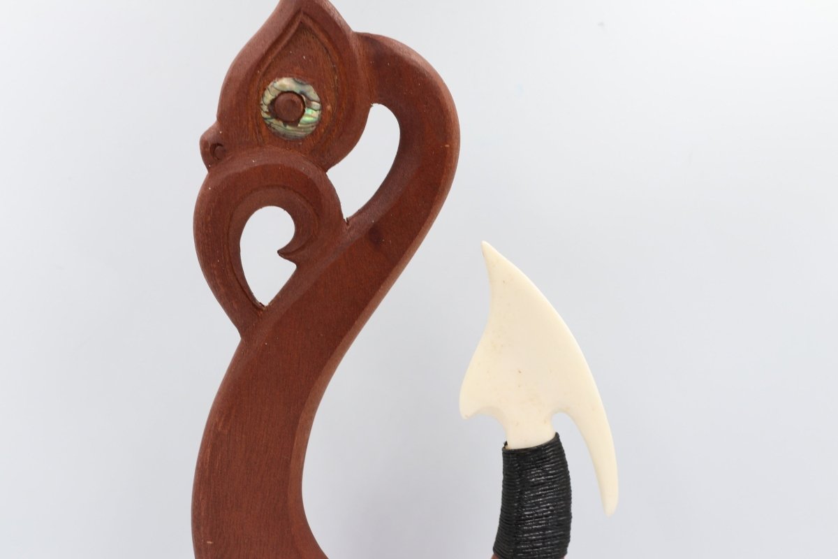Wooden Manaia Hook On Stand