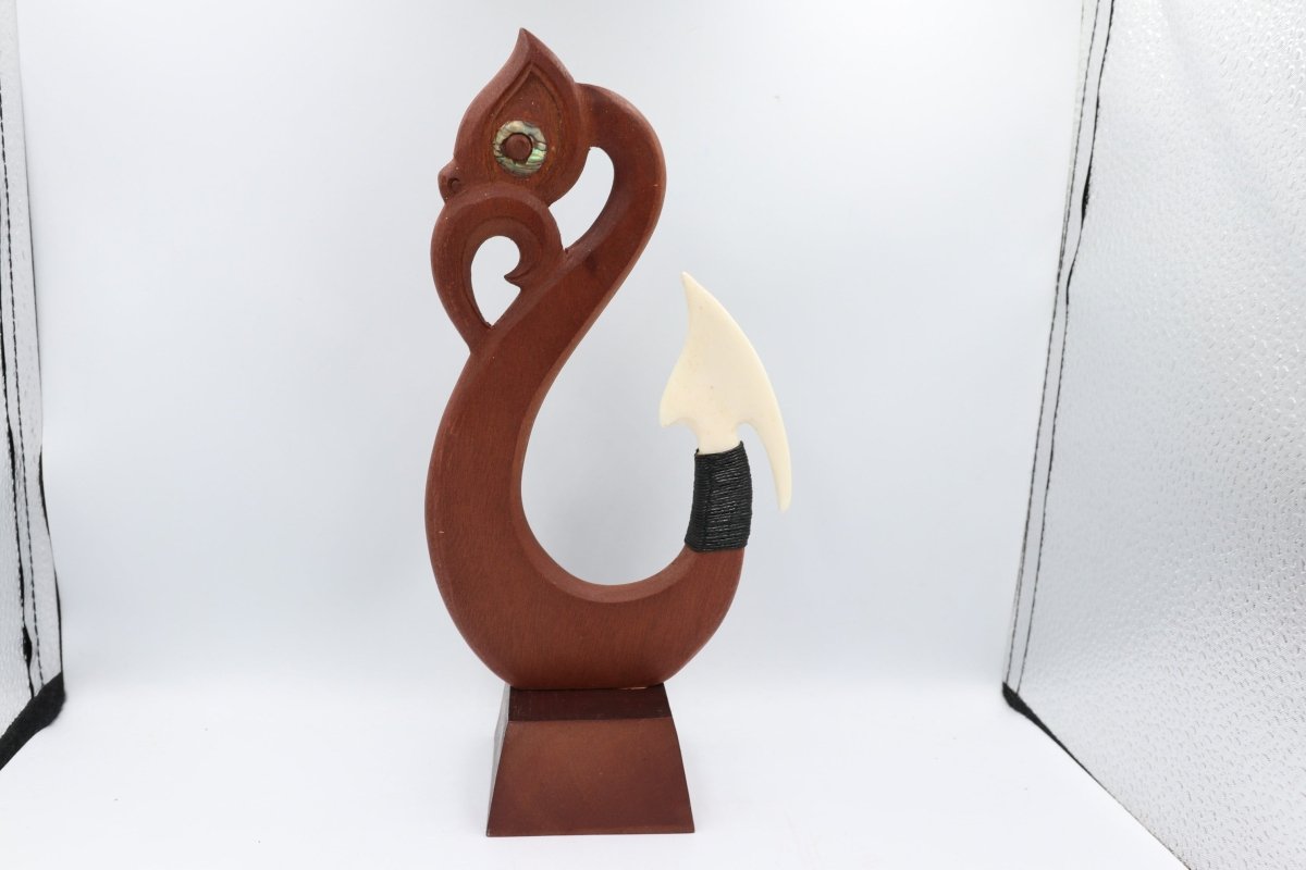 Wooden Manaia Hook On Stand