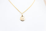 9ct Solid Saint Christopher Pendent 10mm