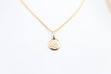 9ct Solid Saint Christopher Pendent 10mm