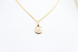 9ct Solid Saint Christopher Pendent 10mm