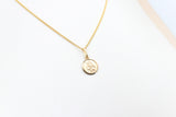 9ct Solid Saint Christopher Pendent 10mm