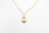 9ct Solid Saint Christopher Pendent 10mm
