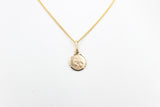 9ct Solid Saint Christopher Pendent 10mm