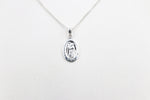 Solid Stg silver Saint Christopher Pendent AH217