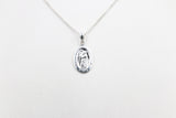 Solid Stg silver Saint Christopher Pendent AH217