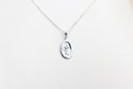 Solid Stg silver Saint Christopher Pendent AH217
