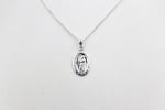Solid Stg silver Saint Christopher Pendent AH217