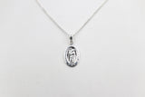 Solid Stg silver Saint Christopher Pendent AH217