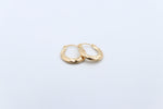 9ct Gold Oval Progressive 10mm Hoops OBS212/99