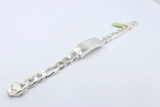 Sterling Silver Curb Link ID bracelet IRB22