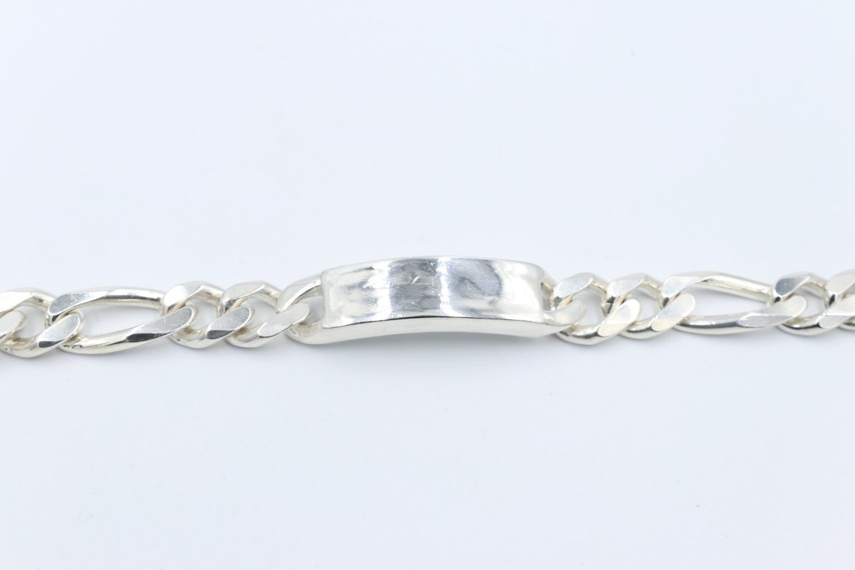 Sterling Silver 3:1 Figaro Bracelet IRB24