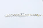 Sterling Silver 3:1 Figaro Bracelet IRB24