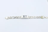 Sterling Silver 3:1 Figaro Bracelet IRB24