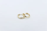 9ct Gold Round Huggies SYE1895