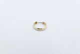9ct Gold Round Huggies SYE1895