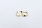 9ct Gold Round Huggies SYE1895