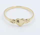 9ct Gold Girls Signet Ring Sapphire SYR2009S