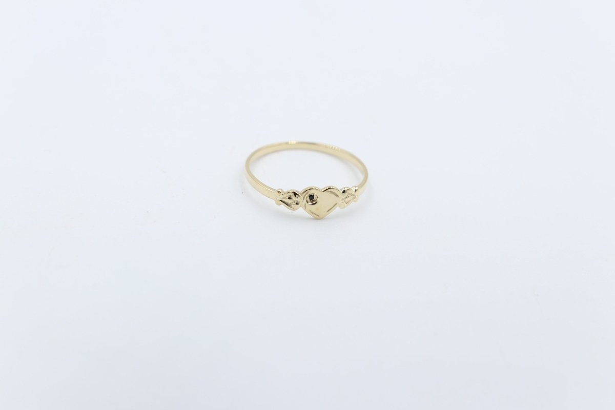 9ct Gold Girls Signet Ring Sapphire SYR2009S