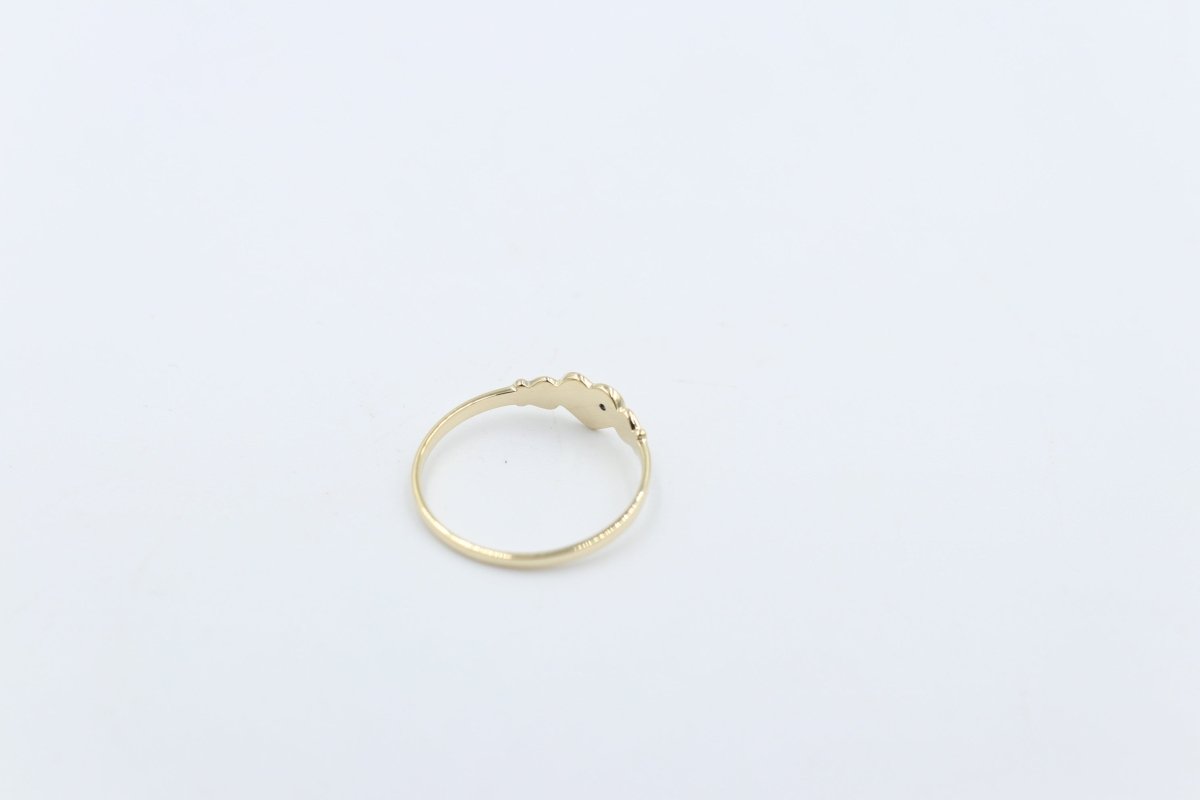 9ct Gold Girls Signet Ring Sapphire SYR2009S