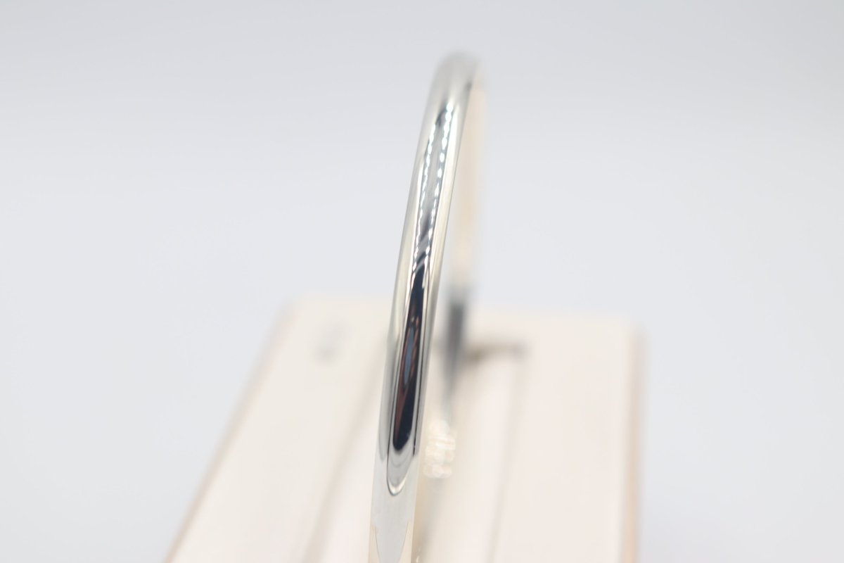 Sterling Silver Solid Bangle SYB7