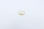 9ct Gold Girls Signet Ring Garnet SYR2009G
