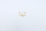 9ct Gold Girls Signet Ring Garnet SYR2009G