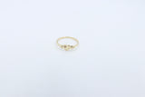 9ct Gold Girls Signet Ring Garnet SYR2009G