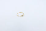 9ct Gold Girls Signet Ring Garnet SYR2009G